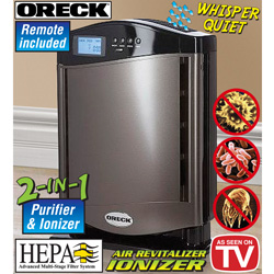 Certified Factory Reconditioned Oreck Hepa Air Purifier&nbsp;&nbsp;Model#&nbsp;RAIRH