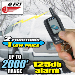 Alert LCD 2 Way Remote Starter/ Security System Model# 750R