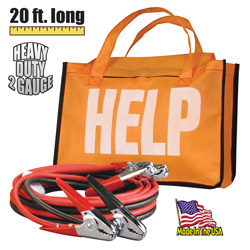 2 Gauge 20 Foot Booster Cables&nbsp;&nbsp;Model#&nbsp;04369