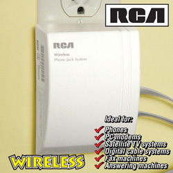 RCA Wireless AC Phone Jack Model# RC940