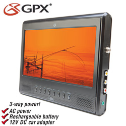 GPX 9 inch Portable TV&nbsp;&nbsp;Model#&nbsp;TL909B