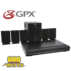 GPX 5.1 Blu-Ray Home Theater System Model# HTB601BDL