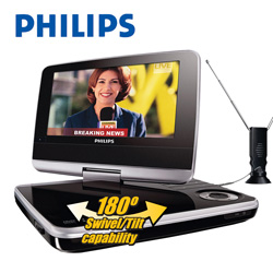 Philips 7inch Portable DVD with TV&nbsp;&nbsp;Model#&nbsp;PET749/37