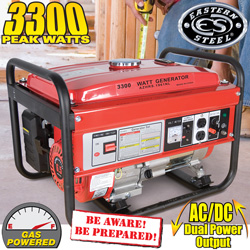3300W Carb Gas Generator Model# KJ3000A