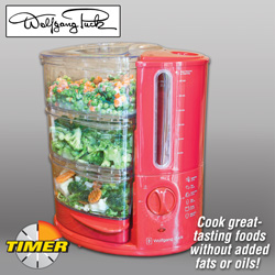 Wolfgang Puck 3 Tier Food Steamer Model# BERFS010