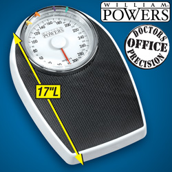 William Powers® Big Dial Bath Scale&nbsp;&nbsp;Model#&nbsp;DT602C-1