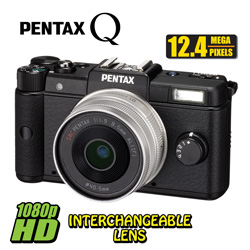 Pentax Q Digital Camera&nbsp;&nbsp;Model#&nbsp;85226-BLACK