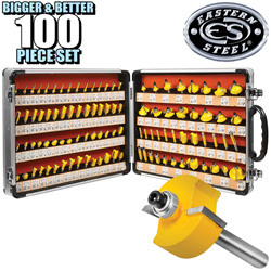 100 Piece Router Bit Set&nbsp;&nbsp;Model#&nbsp;RC-100A