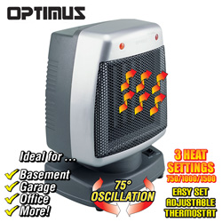 Oscillating Ceramic Heater&nbsp;&nbsp;Model#&nbsp;H-7246