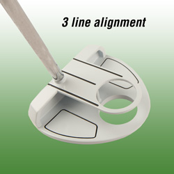 PowerBilt One Putt Putter - 41 inch&nbsp;&nbsp;Model#&nbsp;P73216