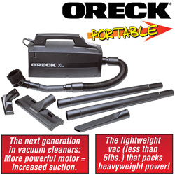 Certified Factory Reconditioned Oreck Deluxe Compact Canister Vac Model# BB870BLK
