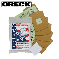 12 Pack Oreck Filter Bags Model# PPBB12DW