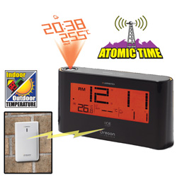 Projection Clock with Outdoor Temperature&nbsp;&nbsp;Model#&nbsp;EW98