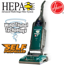 Hoover Self-Propelled And Hepa Filter Vacuum Model# U64019RM