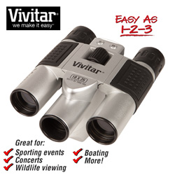 Digital Binoculars with Camera Model# VIV-CV1025V/KIT-AMX