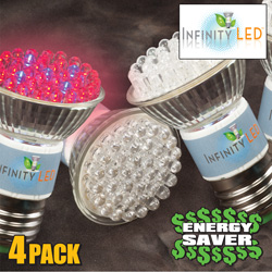 4 Pack of LED Grow Lites Model# GL1/4
