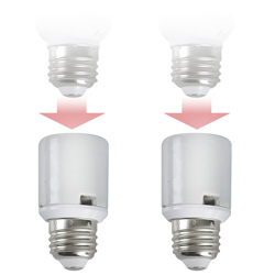 Miracle LED Socket Extenders - Set Of 2 Model# 605150