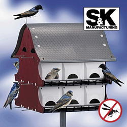 16 Room Purple Martin House Model# BH16