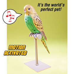 2 Pack Motion Activated Parakeets Model# 2060
