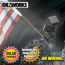 Solar Flag Pole Light&nbsp;&nbsp;Model#&nbsp;JB6200