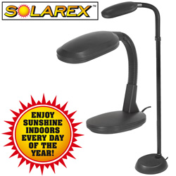 Set Of 2 Black Sun Lamps