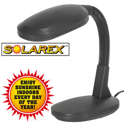 Black Table Sun Lamp Model# CD-026BLACK