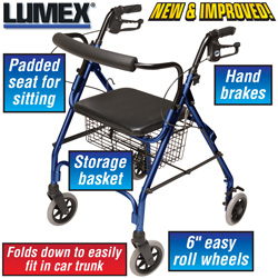 Walkabout Rollator&nbsp;&nbsp;Model#&nbsp;RJ4300B
