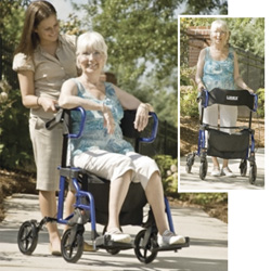 Hybrid LX Rollator/ Chair Model# LX1000B