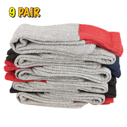 Boot Socks - 9 pair&nbsp;&nbsp;Model#&nbsp;HM828