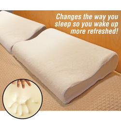 2 Pack Memory Foam Contoured Pillows&nbsp;&nbsp;Model#&nbsp;MFP-10