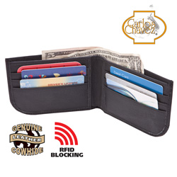 RFID Safe Wallet - Black Model# QBPJ-2223-1-BLACK