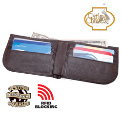 RFID Safe Wallet - Brown&nbsp;&nbsp;Model#&nbsp;QBPJ-2223-2-BROWN