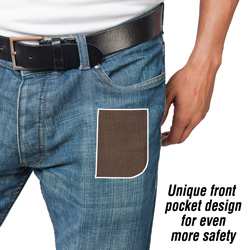 RFID Safe Wallet - Brown&nbsp;&nbsp;Model#&nbsp;QBPJ-2223-2-BROWN