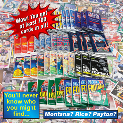 50 Pack Unsearched Football Cards Model# 50PK-FBALL