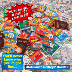 50 Pack Unsearched Baseball Cards Model# 50PK-BBALL