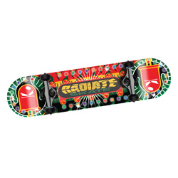 Lighted LED Skateboard&nbsp;&nbsp;Model#&nbsp;RTL-RASTA BURST