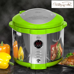 Green Wolfgang Puck Pressure Cooker
