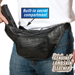 Patch Leather Handgun Bag&nbsp;&nbsp;Model#&nbsp;WS10085-2P