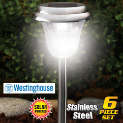 6 Piece Moonlight Solar Lights Model# 167416-41