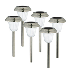 6 Piece Moonlight Solar Lights&nbsp;&nbsp;Model#&nbsp;167416-41