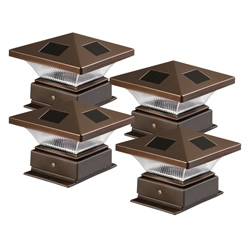 4 Pack Solar Pagoda II Lights&nbsp;&nbsp;Model#&nbsp;178364-78R