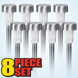 Solmar 8 Piece Solar Lights&nbsp;&nbsp;Model#&nbsp;ESL-60S