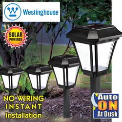 8 Piece Bostonian Solar Lights Model# 759108-08W