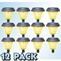 Sol Mar 12 Piece Solar Lights&nbsp;&nbsp;Model#&nbsp;SP1171