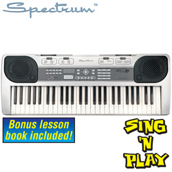 Spectrum 54-Note Electronic Keyboard&nbsp;&nbsp;Model#&nbsp;AIL-435