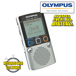 Olympus 1GB Digital Voice Recorder&nbsp;&nbsp;Model#&nbsp;DP-10