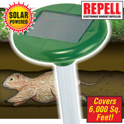 Solar Powered Mole Repeller&nbsp;&nbsp;Model#&nbsp;A316