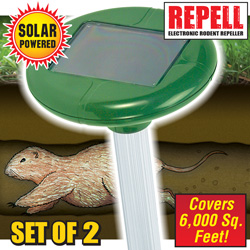 2 Pack Solar Mole Repellers Model# A316(X2)