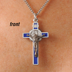 Lourdes Cross Necklace Model# 160902