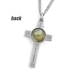 Lourdes Cross Necklace&nbsp;&nbsp;Model#&nbsp;160902